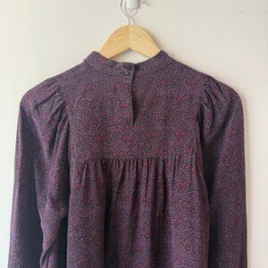 Comptoir des Cotonniers Paisley Purple Blouse - Size S